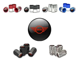 Mini Cooper Rad Ventilkappen für Auto Legierungs Design